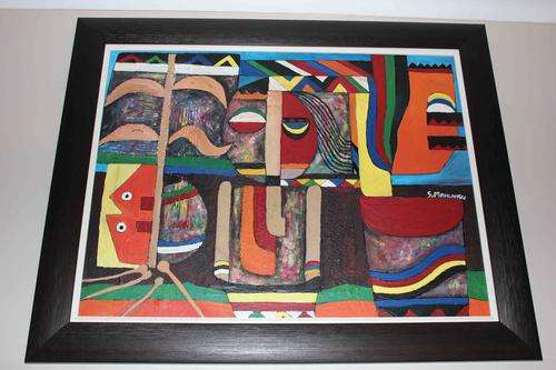 Speelman Mahlangu oil On Board 750x750