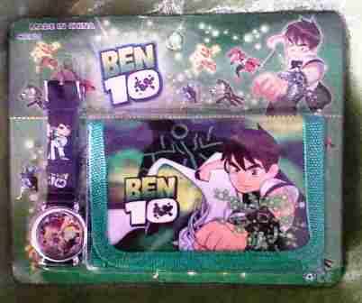 Ben 10  watch with a free wallet
