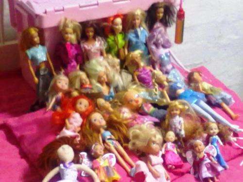 A Selection of Barbie Dolls, Little dolls, Fairies and 1 Rag Doll