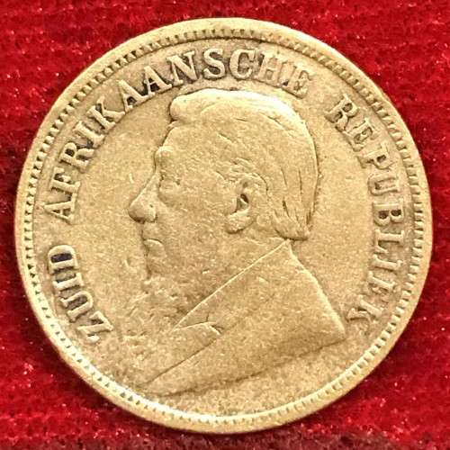 Scarce ZAR Gold | 1894 ZAR 1/2 Pond Good VF  | Scarce Date | Sought After