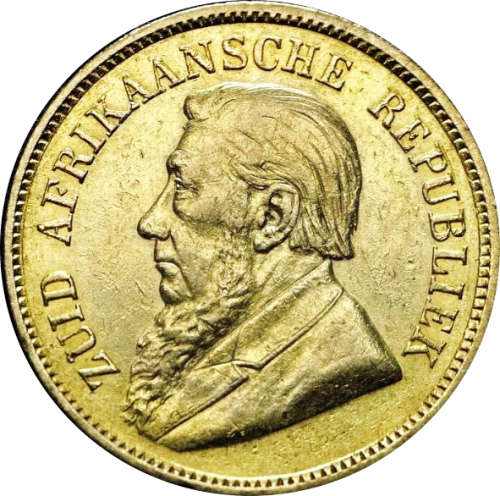 Premium ZAR Gold | 1897 ZAR 1/2 Pond AU | Lustrous | Sought After in Higher Grades