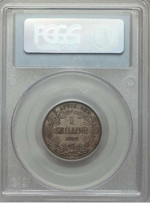 S. Africa: 1896 ZAR 1 Shilling PCGS Certified XF45