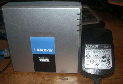 LINKSYS PAP2T VOIP INTERNET PHONE ADAPTOR
