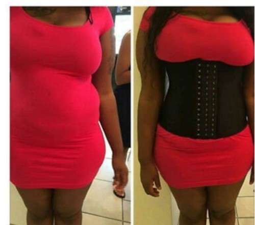 Waist Training Corset,  25 Steel Bone, 100% Latex