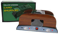 Deluxe Wooden Card Shuffler