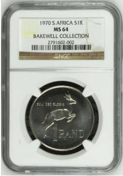 1970 SILVER R1 MS64**VERY RARE COIN**ONLY 16 EVER GRADED MINTSTATE!!