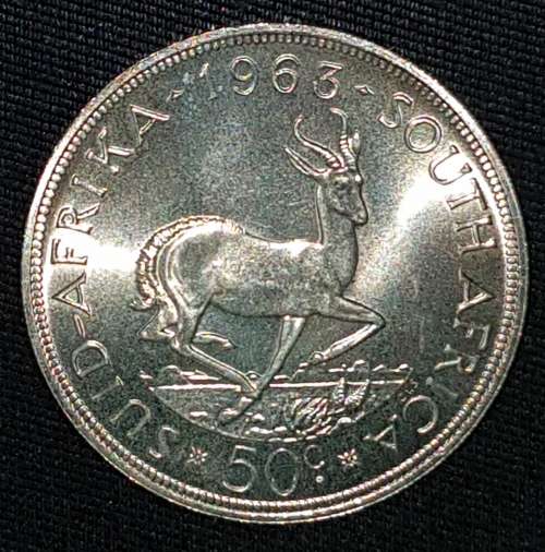 1963 SILVER 50c CROWN**COULD GRADE HIGH UNC/PL**PLEASE JUDGE FOR YOURSELF FROM SCANS