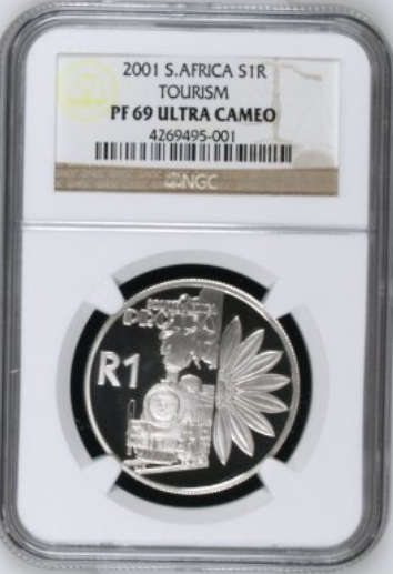 2001 SILVER R1 TOURISM PF69UC**2nd FINEST KNOWN GRADE**MINTAGE 1784 ONLY!!