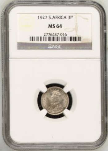 1927 3p TICKEY MS64**2nd FINEST KNOWN GRADE**NEAR IMPOSSIBLE FIND!!