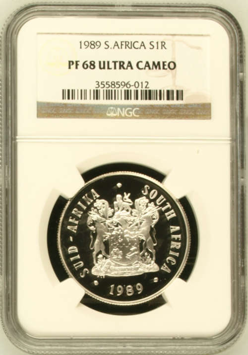 ***1989 SILVER R1 PF68UC***2nd FINEST KNOWN***ONLY 3 BETTER***NGC***