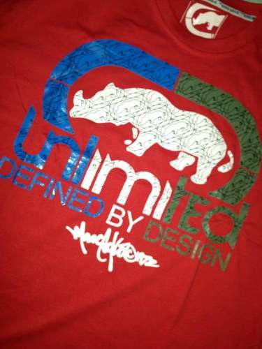 ECKO UNLTD MENS SLIM FIT T-SHIRT (RED)