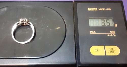 Engagement ring 925 silver lot 5