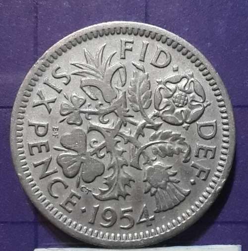 1954 Britain 6d