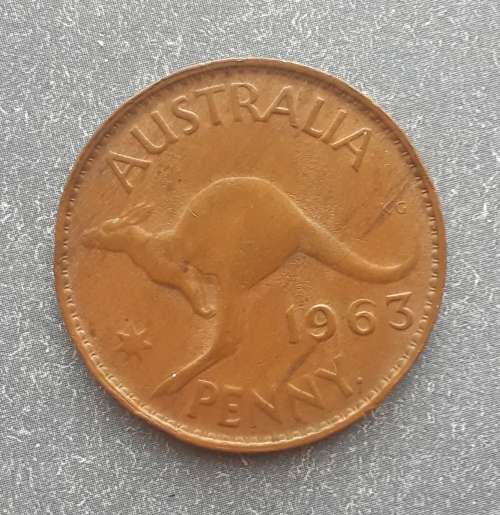 1963 Australia 1 penny