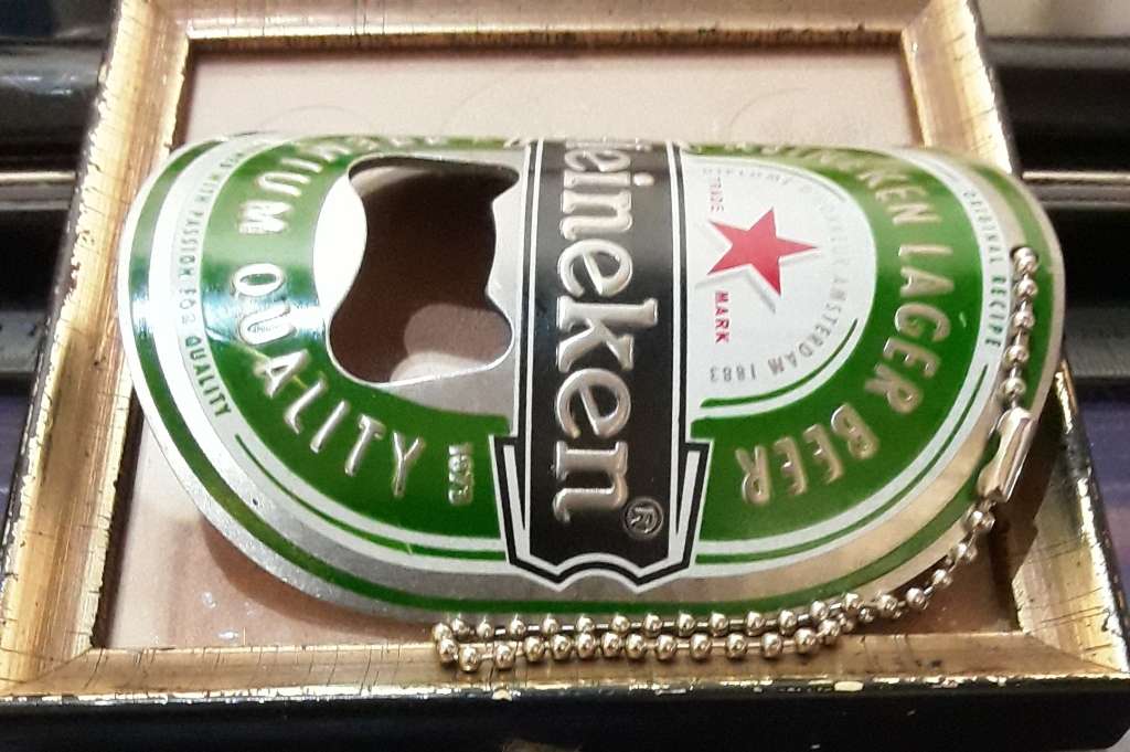 Heineken heavy duty bottle opener