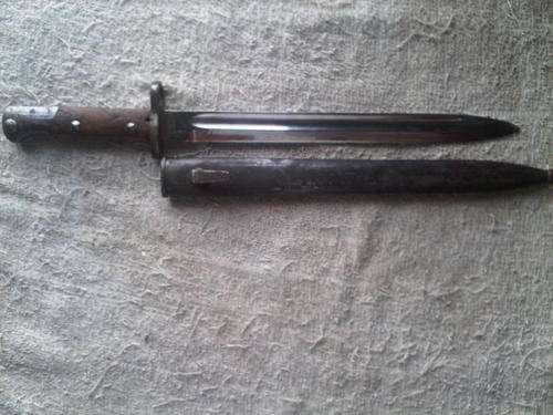 GERMAN MFG BAYONETTE WITH SCABBARD