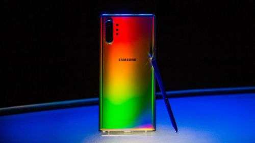 SAMSUNG GALAXY NOTE 10 PLUS AND SAMSUNG FIT WATCH - AURA GLOW - 256GB - ICASA APPROVED - LOCAL STOCK