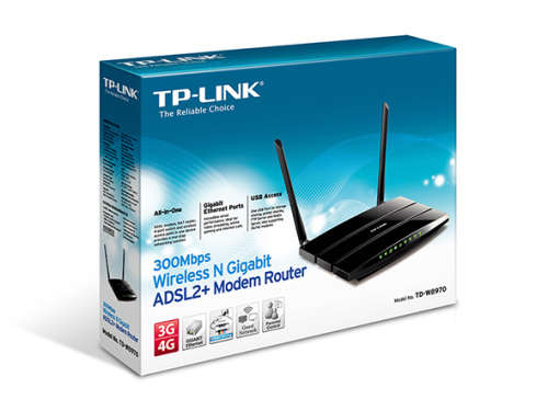 TP LINK WIFI ROUTER - TD-W8970 - 300MBPS - BRAND NEW CONDITION - COMPLETE