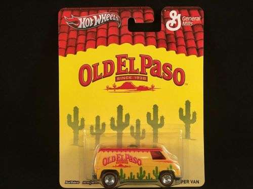 HotWheels Hot Wheels -  General Mills - Old El Paso- Super Van (Real Riders)