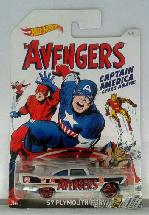 HotWheels Hot Wheels - Avengers Captain America - '57 Plymouth Fury