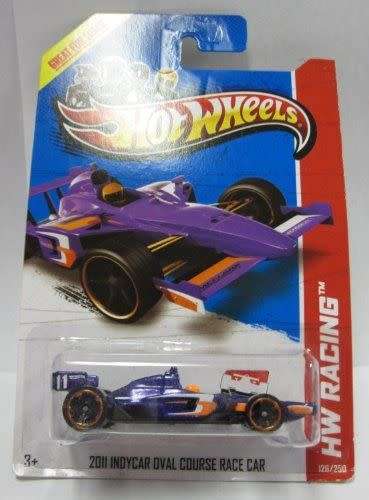 HotWheels Hot Wheels - 2013 HW Racing - 2011 Indycar Oval Course Race Car (Long Card)