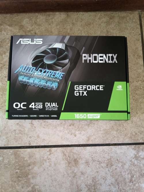 Nvidia GeForce GTX 1650 Super 4GB GDDR6 OC Gaming Graphics Card - Asus Phoenix. New Boxed