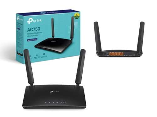TP-Link AC750 Wireless Dual-Band 4G/LTE Router Archer MR200. As New Boxed