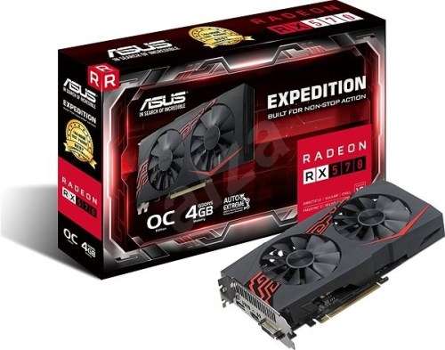 Asus Expedition RX570 4GB GDDR5 Graphics Card. Original Box included