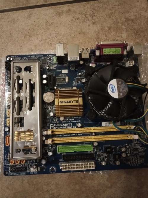 Intel Core 2 Duo Starter Bundle (Motherboard, Backplate, Processor and Fan)