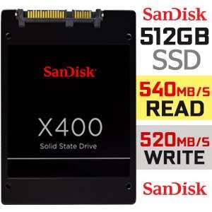 512GB SanDisk X400 SATA III 2.5 inch Solid State Drive