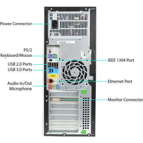 HP Z420 Intel 6-Cores 12-Threads Gaming Workstation, 64GB DDR3, 2TB HDD, Nvidia Quadro Graphics