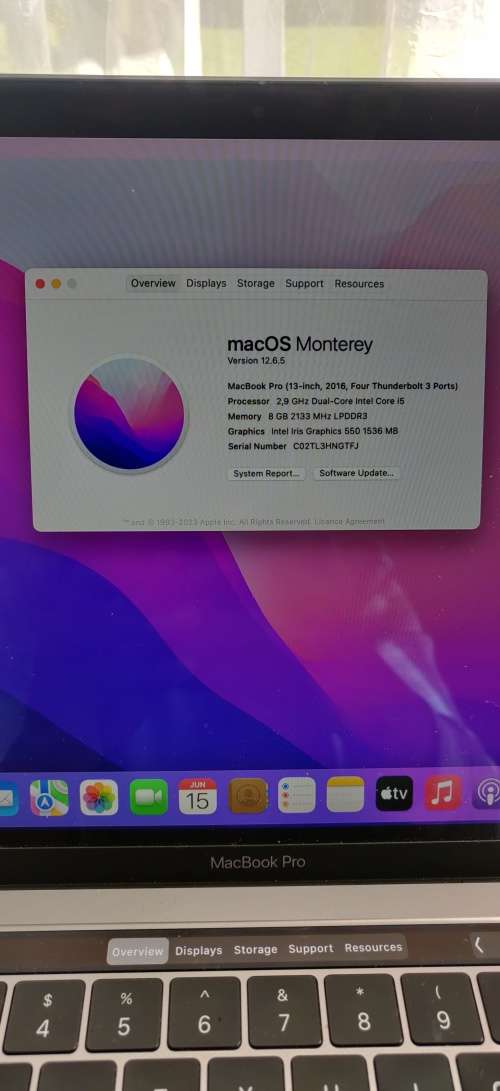 MacBook Pro 13 inch Retina with Touch Bar