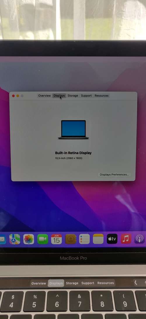 MacBook Pro 13 inch Retina with Touch Bar