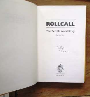 Roll Call. The Delville Wood Story - Ian Uys  ( SIGNED copy)