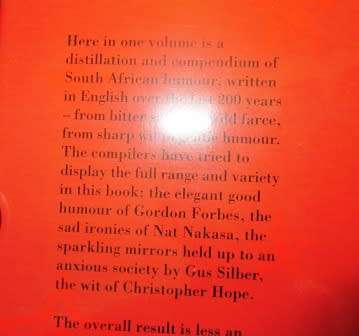 Laugh The Beloved Country A Compendium of South African Humour - James Clarke & Harvey Tyson