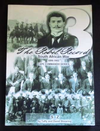 RESERVED FOR PIET SMITH The Rebel Record   - David and Taffy Shearing