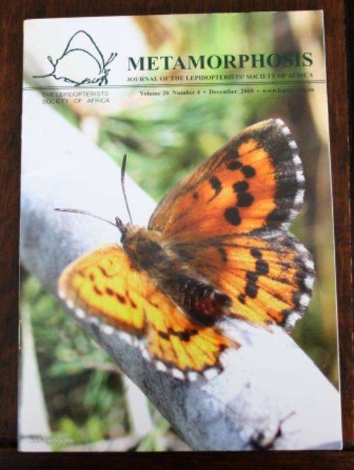 Metamorphosis Journal of The Lepidopterists' Society of Africa Vol.20 No.4 Dec 2009