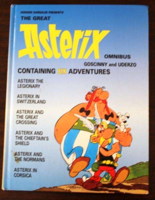 The Great Asterix Omnibus Containing Six Adventures - Goscinny and Uderzo (Hardcover 1st ed 1990))