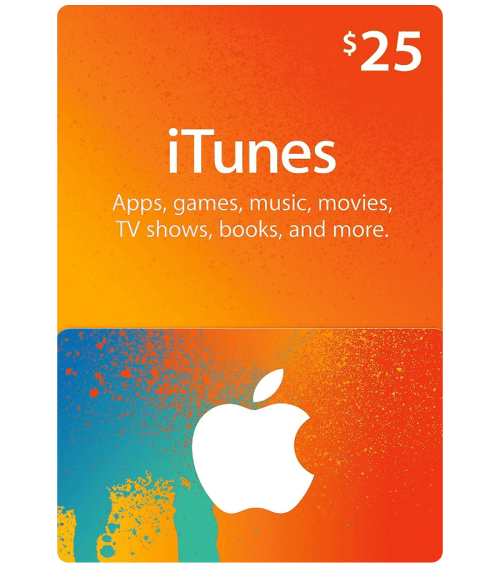 $25 Itunes Voucher [fast email delivery]
