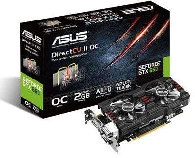 ASUS GTX660 DC2 OC, 2GD5, 2XDVI, HDMI, DP