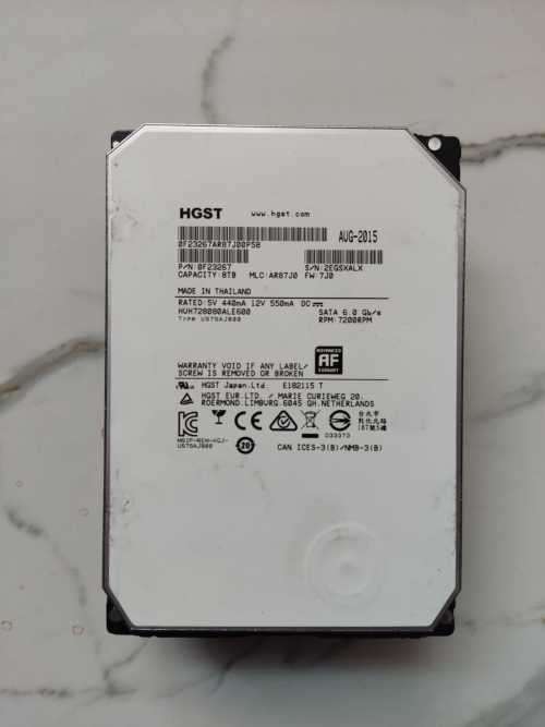 8TB Hard Drive -  HItachi Ultrastar