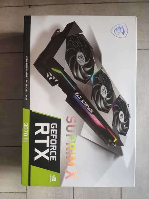 RTX 3070 Ti - With warranty- MSI Suprim X