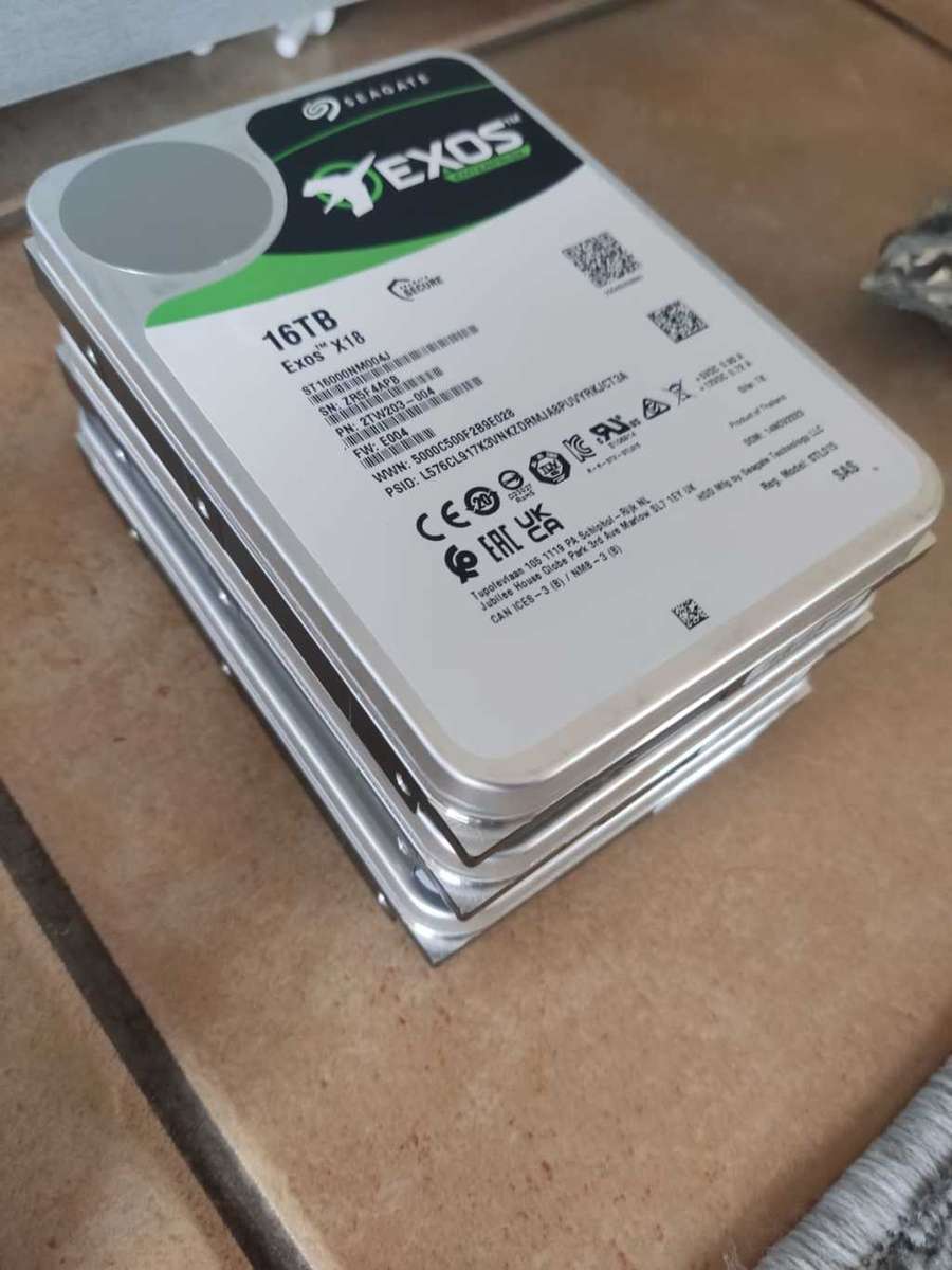 16TB Server Hard Drive (SAS) + Warranty - Like New