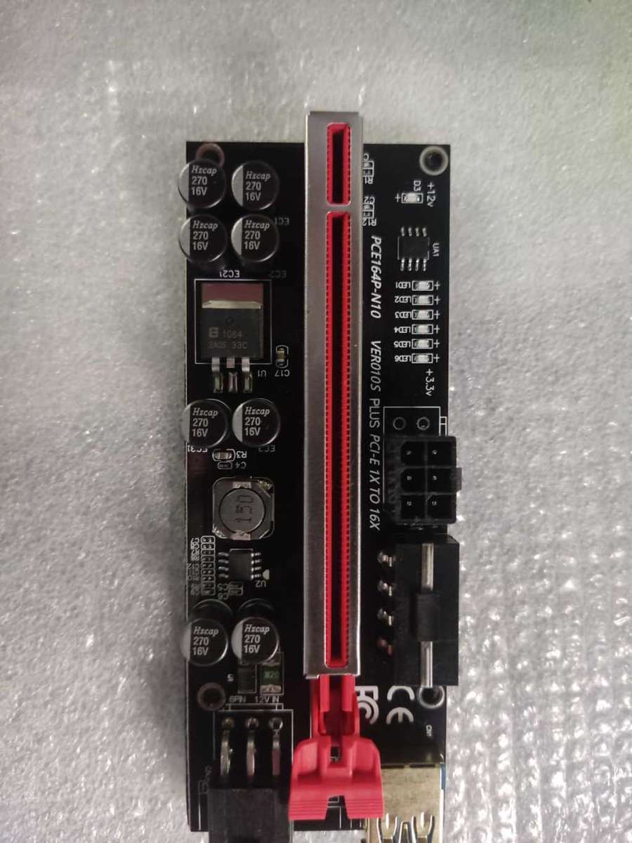 PCIe Riser Kit - PCI-e x1 To PCI-e x16 Riser
