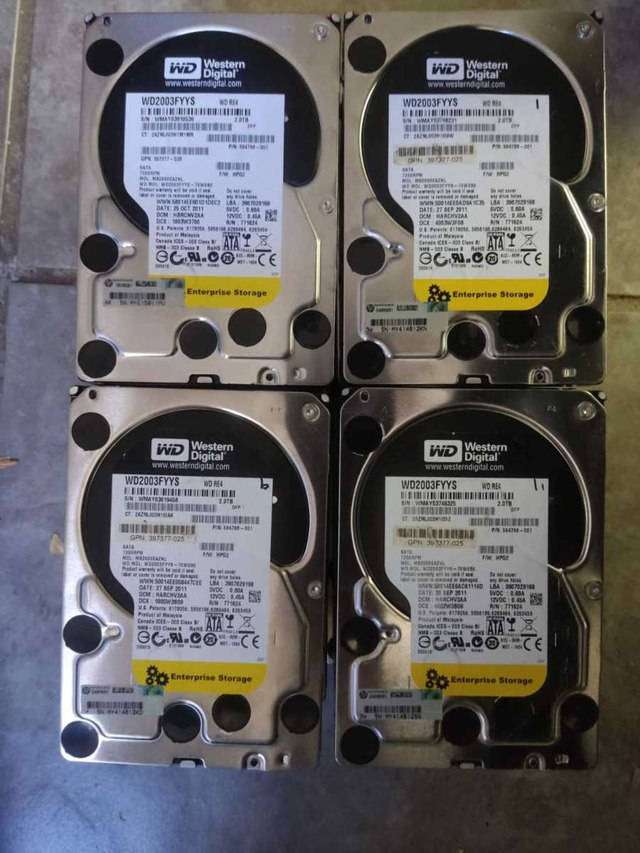 2TB SATA Hard Drive - Surveillance/Enterprise Western Digital