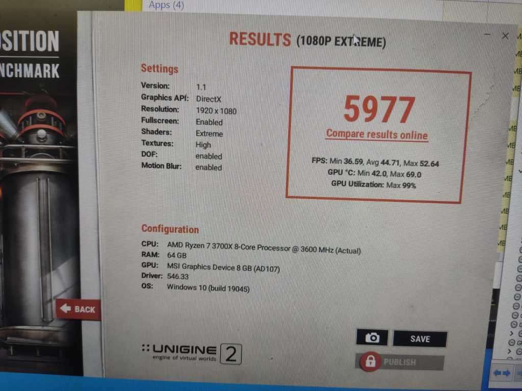 RTX 4060 8GB - MSI Ventus