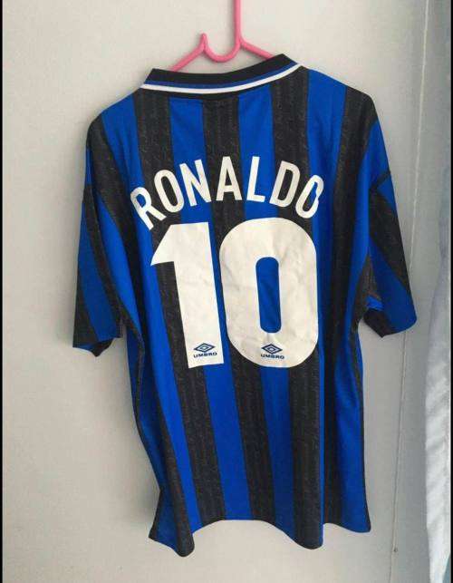 Retro Inter Milan (Ronaldo) 97/98 Home shirt  XL
