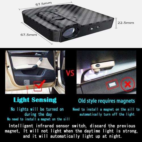 Batman Car Door Ghost Lights
