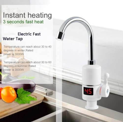 Instant Electric Heating Water Faucet - Vertical
