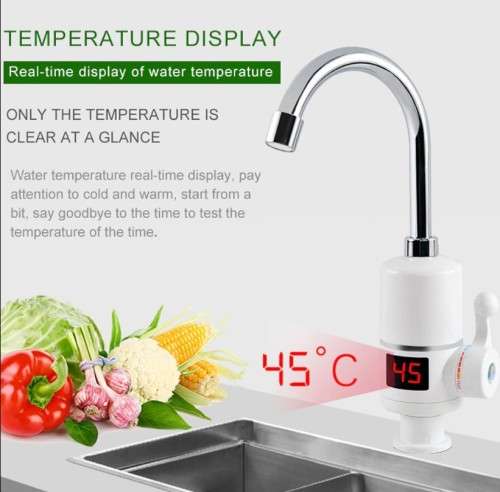 Instant Electric Heating Water Faucet - Vertical